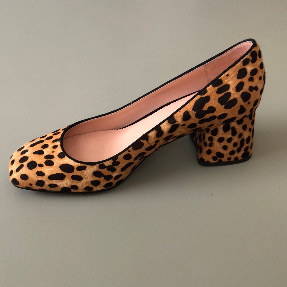 J.Crew Leopard Print Block Heels